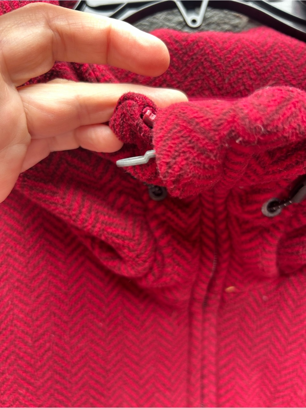 Bench Women's Burgundy Zip-Up Hoodie - Picture 3 of 6